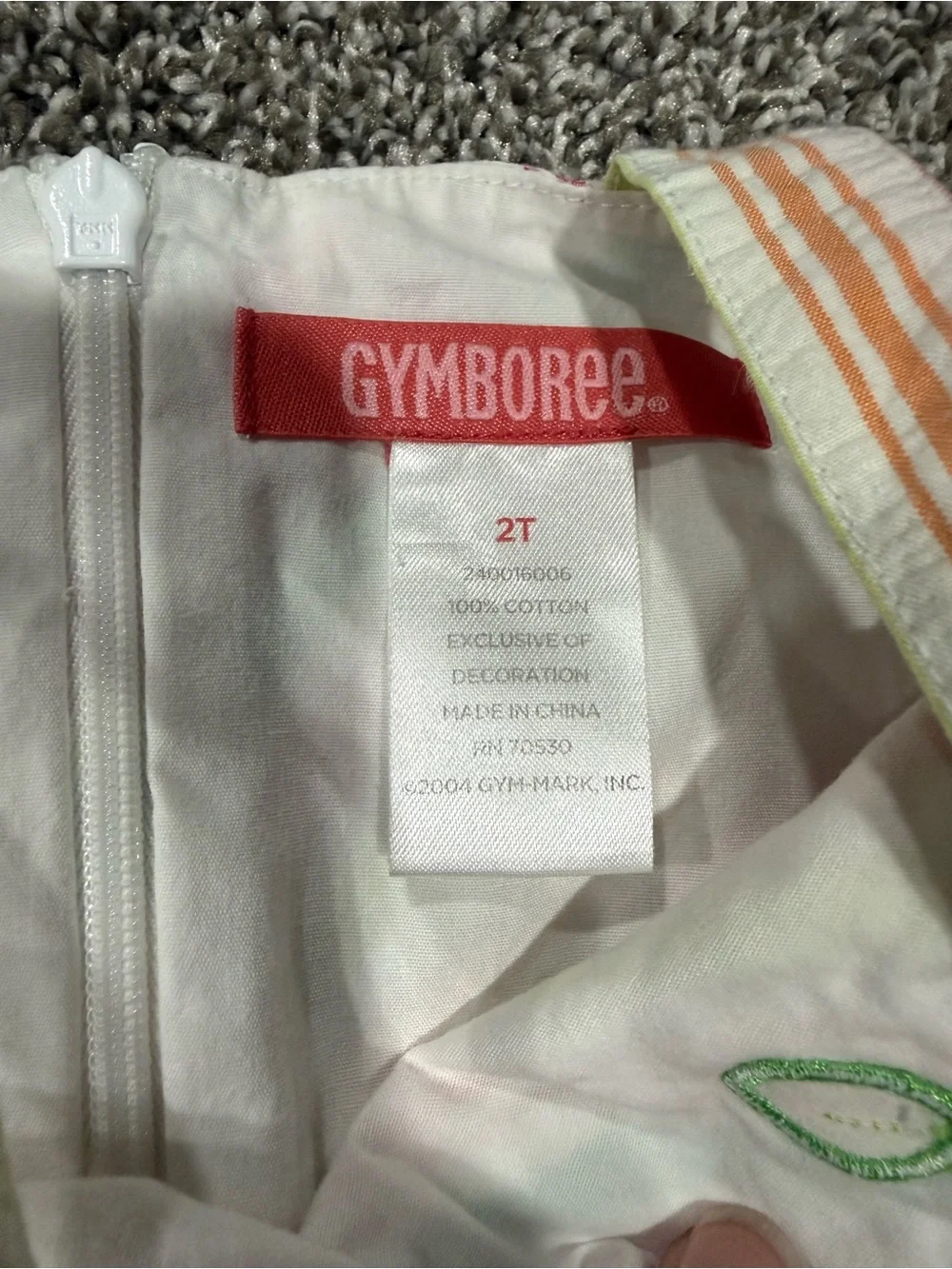 Vintage Gymboree Striped Toddler Dress
